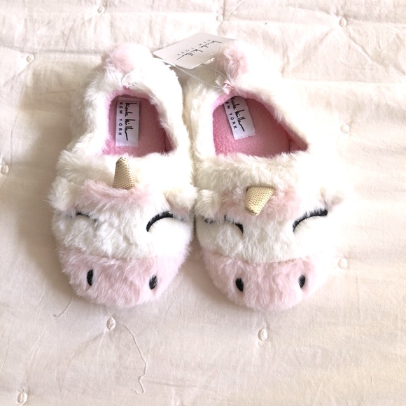 Nicole Miller Unicorn Slippers Toddler 9/10 - Picture 2 of 8